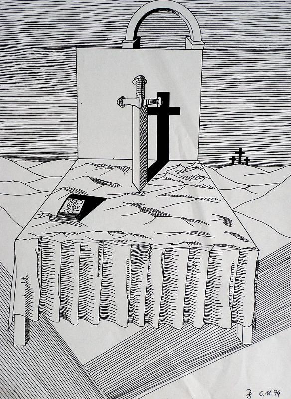 Ich bringe nicht die Liebe, 1974, Tusche, 21x30.jpg